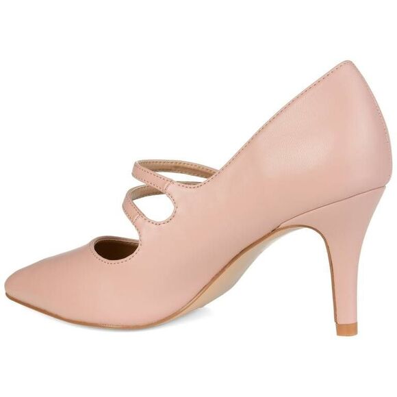 Journee Womens Sidney Pointed Toe Mid Heel Pumps size 11 - Picture 2 of 9